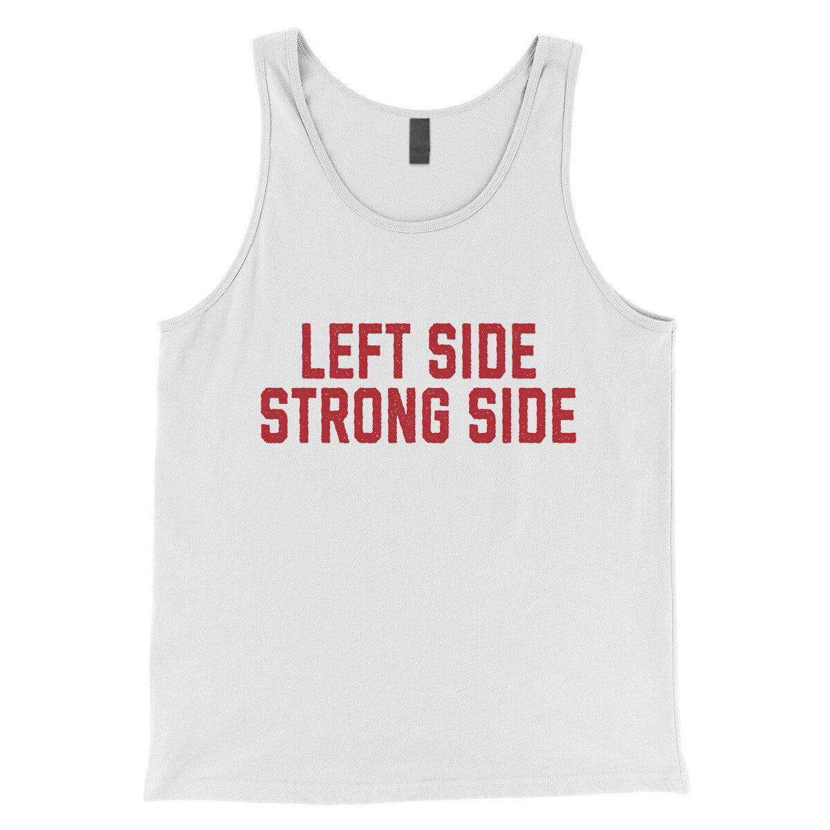 Left Side Strong Side in White Color