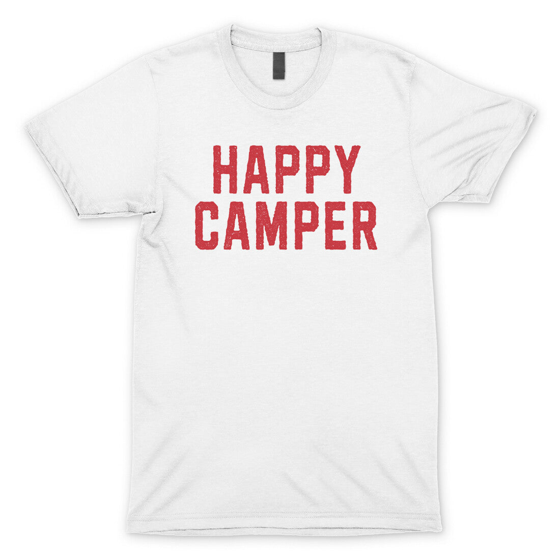 Happy Camper in White Color