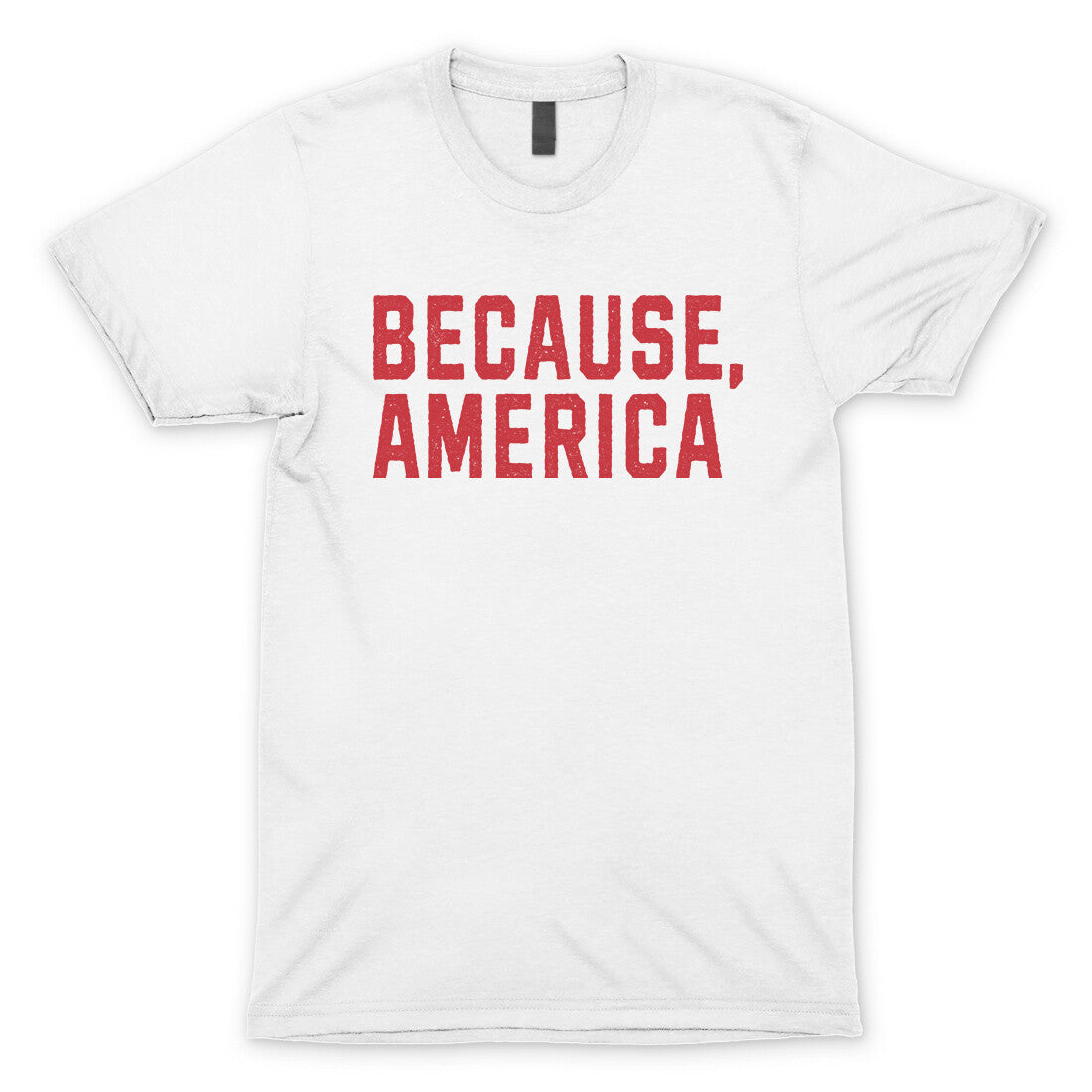 Because America in White Color