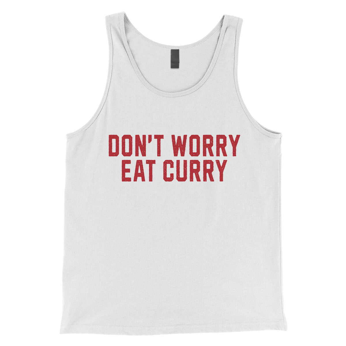 Don't Worry Eat Curry in White Color