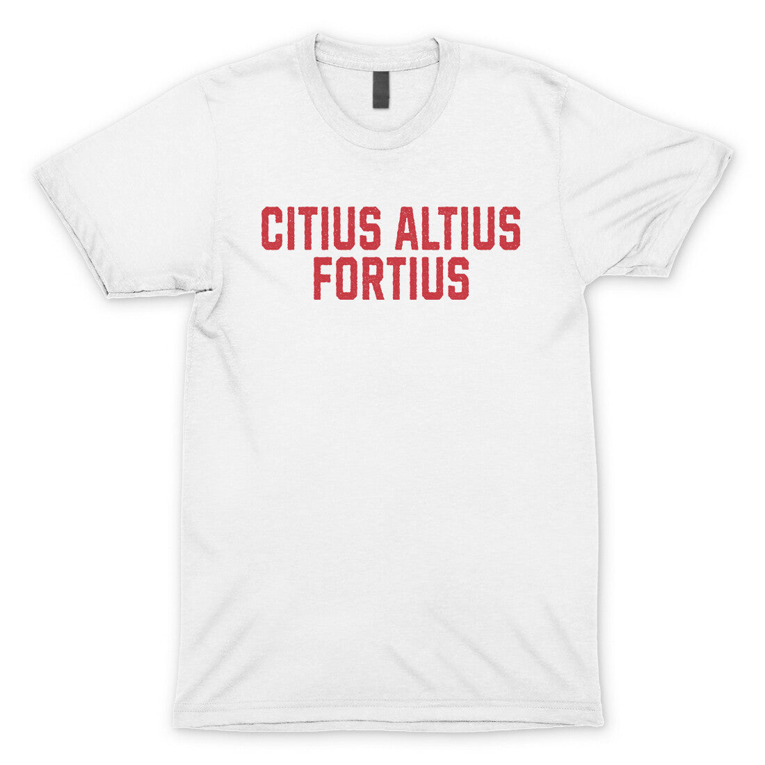 Citius Altius Fortius in White Color
