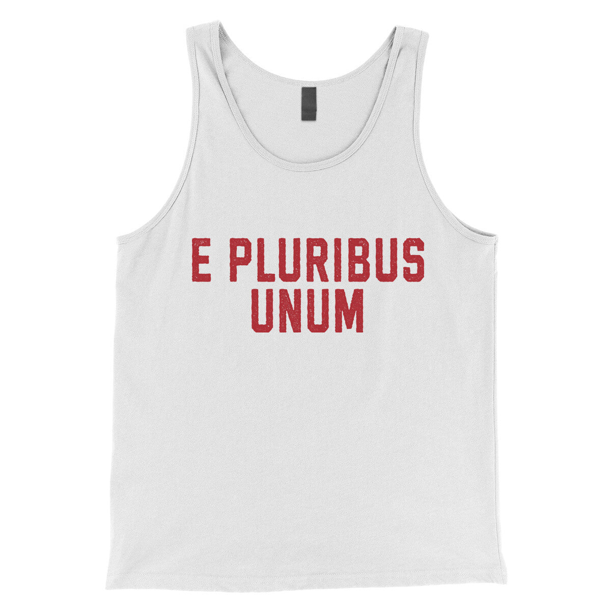 E Pluribus Unum in White Color