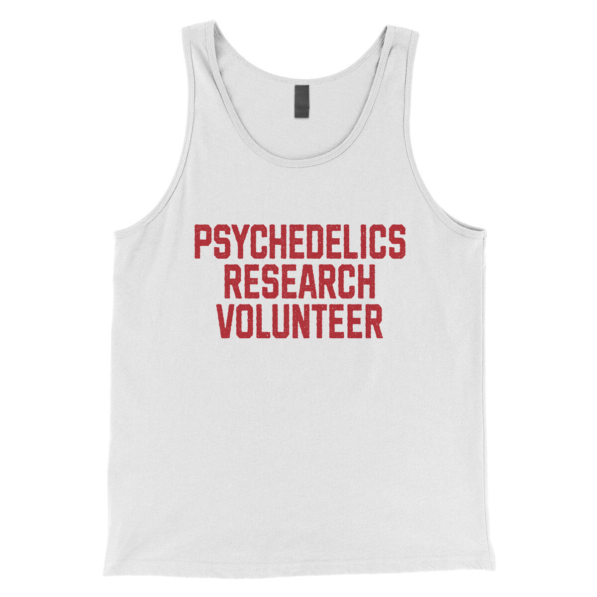 Psychedelics Research Volunteer in White Color