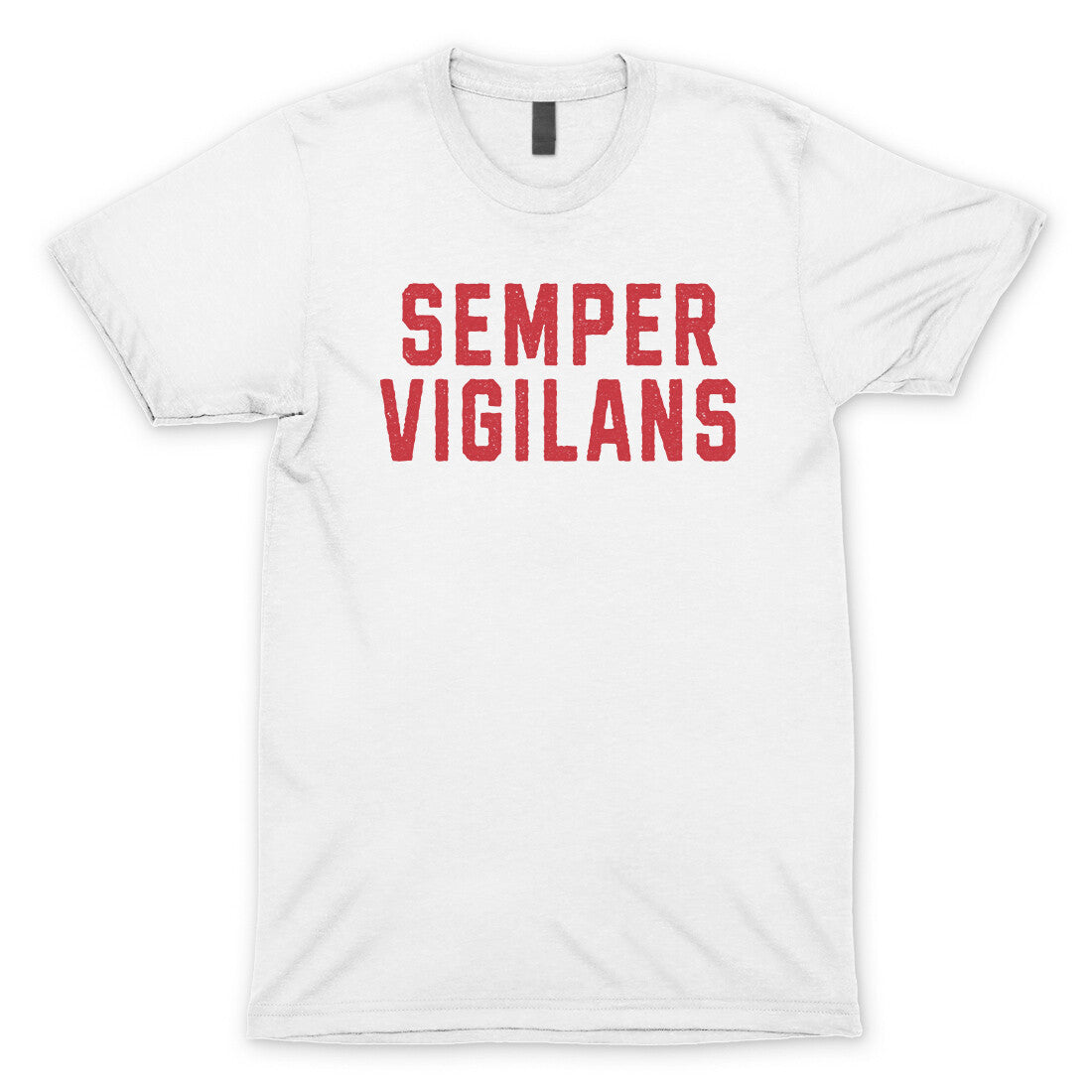 Semper Vigilans in White Color